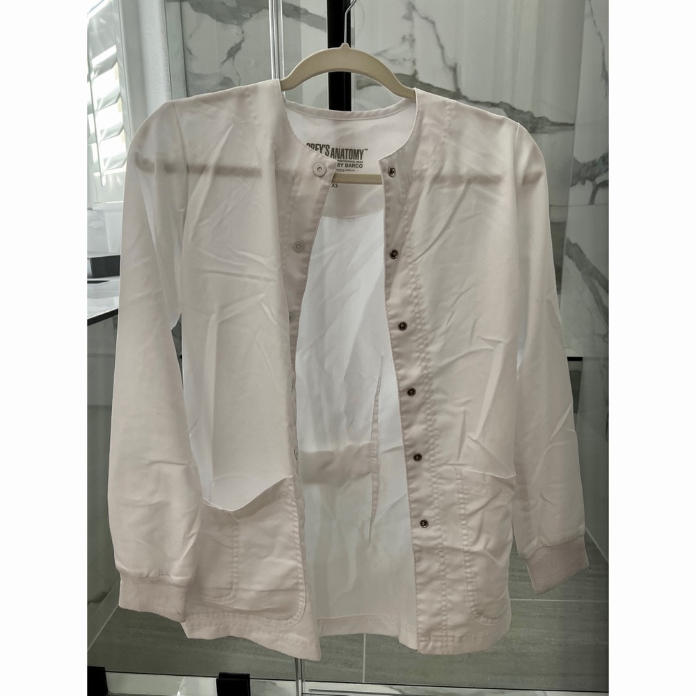 Grey’s Anatomy XS white scrub jacket